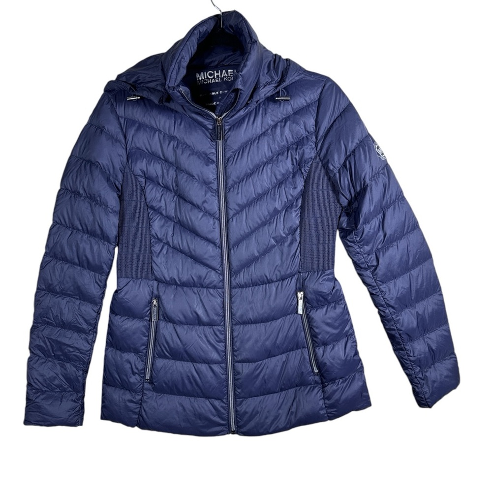Michael Kors Deep Blue Puffer Jacket